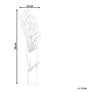 Trockenblumenstrauss SANABRIA Blau - Braun - Naturfaser - 10 x 58 x 4 cm