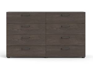 Commode Dallas Marron - En partie en bois massif - 140 x 82 x 41 cm