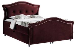 Boxspringbett Bedran Lux Rot - Breite: 170 cm