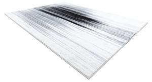 Tapis Argent W9571 Abstraction Blan Blanc - Matière plastique - Textile - 200 x 1 x 290 cm