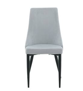 Chaise de salle à manger Leone lot de 2 Gris lumineux