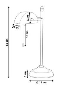 Tischlampen MARAVAL Gold - Grün