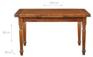 Table Manger Rustique Imitation noyer