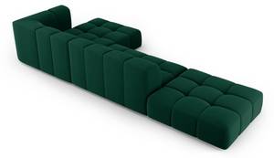 modulares Ecksofa SERENA 5 Sitzplätze Dunkelgrün