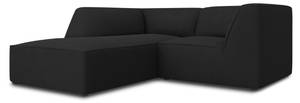 Ecksofa RUBY 3 Sitzplätze Schwarz