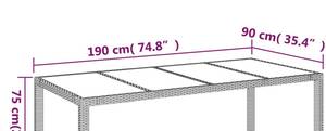 Garten Essgruppe 3029228-4 (7-teilig) 6er Set