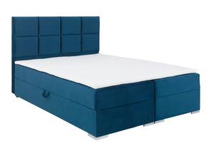 Boxspringbett ARIZO BIS Blau - Holzwerkstoff - 182 x 118 x 210 cm