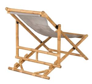 Loungestuhl Cane Grau - Massivholz - 73 x 79 x 73 cm