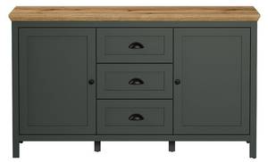 Sideboard Stanton Grün - Holzwerkstoff - 45 x 86 x 146 cm