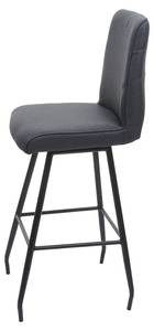 Tabouret de bar H72 Gris