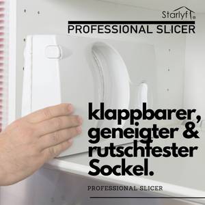 Professional Slicer - Allesschneider Weiß - Kunststoff - 16 x 25 x 33 cm