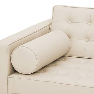 Sofa Chelsea (2-Sitzer) Echtleder Echtleder Gad: Creme - Zylinder