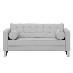 Sofa Chelsea (2-Sitzer) Echtleder Echtleder Gad: Grau - Kufen