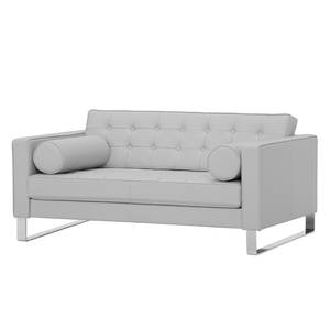 Sofa Chelsea (2-Sitzer) Echtleder Echtleder Gad: Grau - Kufen