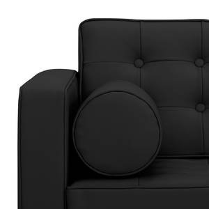 Sofa Chelsea (2-Sitzer) Echtleder Echtleder Gad: Schwarz - Zylinder