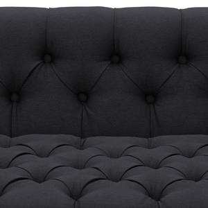 Sofa Grand (2-Sitzer) Webstoff Stoff Selva: Anthrazit