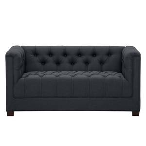 Sofa Grand (2-Sitzer) Webstoff Stoff Ramira: Anthrazit