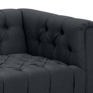 Sofa Grand (2-Sitzer) Webstoff Stoff Ramira: Anthrazit