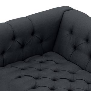 Sofa Grand (2-Sitzer) Webstoff Stoff Ramira: Anthrazit