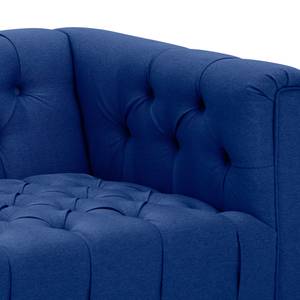 Sofa Grand (2-Sitzer) Webstoff Stoff Ramira: Blau