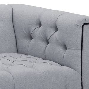 Sofa Grand Duo (2-Sitzer) Webstoff Webstoff Milan: Hellgrau