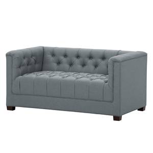 Sofa Grand (2-Sitzer) Webstoff Stoff Selva: Grau