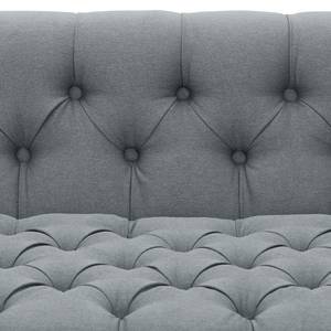 Sofa Grand (2-Sitzer) Webstoff Stoff Selva: Grau