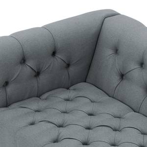 Sofa Grand (2-Sitzer) Webstoff Stoff Selva: Grau