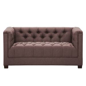 Sofa Grand (2-Sitzer) Webstoff Webstoff Milan: Grau-Braun