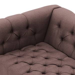 Sofa Grand (2-Sitzer) Webstoff Webstoff Milan: Grau-Braun