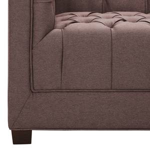 Sofa Grand (2-Sitzer) Webstoff Webstoff Milan: Grau-Braun