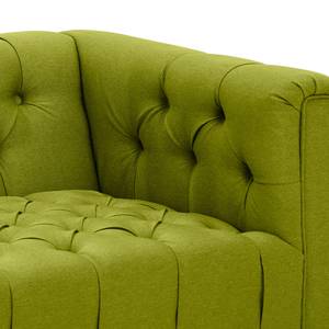 Sofa Grand (2-Sitzer) Webstoff Stoff Ramira: Limette
