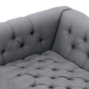 Sofa Grand (2-Sitzer) Webstoff Stoff Ramira: Silber