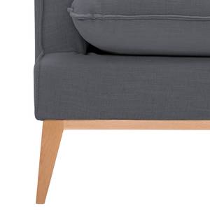 Sofa Sulviken (3-Sitzer) Webstoff Stoff Mera: Anthrazit