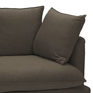 Sofa Sulviken (3-Sitzer) Webstoff Stoff Mera: Braun-Grau