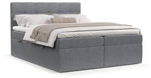 Boxspringbett Tari Grau - Breite: 180 cm