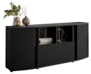 Sideboard Michelle Schwarz - Holzwerkstoff - 179 x 82 x 47 cm