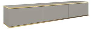 RTV-Schrank Glatt ORO 175 Grau Grau