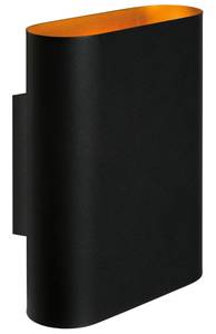 Wandleuchte Ovalis Noir - Métal - 9 x 20 x 16 cm