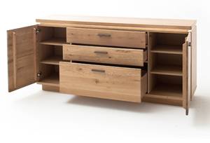 Esszimmer Burgos 150 (10tlg) Beleuchtung Braun - Holzart/Dekor - Holz teilmassiv - 405 x 204 x 44 cm