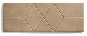 Tête de lit en tissu Rhombus 162x57 Beige