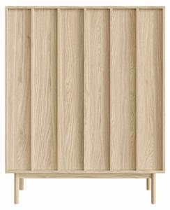 Highboard NEKSTO Braun - Holzwerkstoff - 101 x 124 x 40 cm