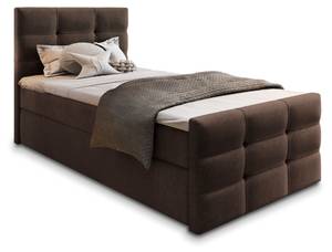 Boxspringbett AMON 80 Braun - Breite: 80 cm