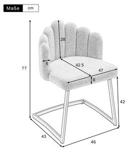 Freischwinger KeksLamm (4er Set) Grau - 4er Set