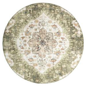 Vintage Gartenteppich R Santo Mandala Grün - 200 x 200 cm