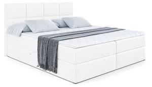 Boxspringbett ARDENI Hochglanz Weiß - Breite: 200 cm - H4