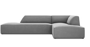 Ecksofa RUBY 4 Sitzplätze Grau