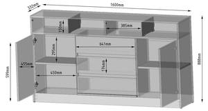 Buffet DISPARO SB160 2D3D Noir