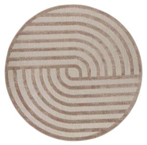 Outdoorteppich Spirit Beige - Sandeiche Dekor - 120 x 120 cm