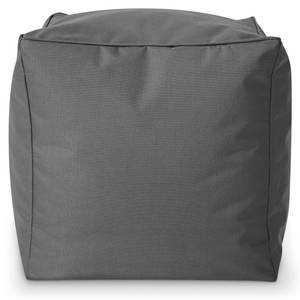 Sitzsack-Hocker Pouf "Cube" 40x40x40cm Grau